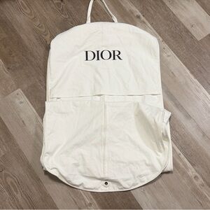 Dior White XL Travel Garment Bag